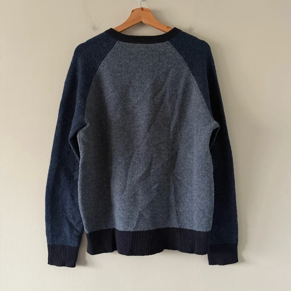 J.Crew Mens Lambswool‎ Sweater Medium Crewneck Preppy Business Casual Pullover